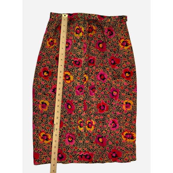 EUC CARLISLE 100% SILK SKIRT SIZE 8 - Picture 6 of 6